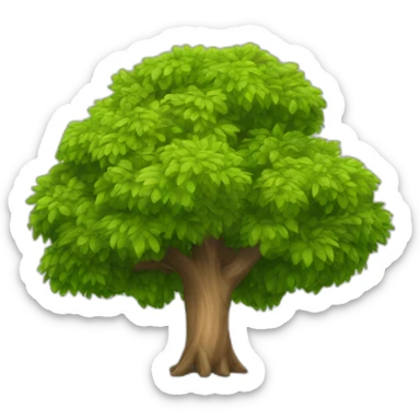 Arbre à l’envers sticker