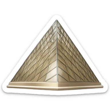 Pyramide du Louvre sticker
