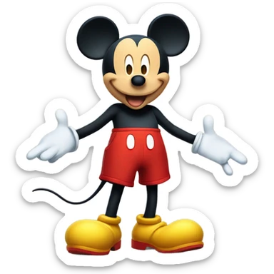 Mickey mouse sticker