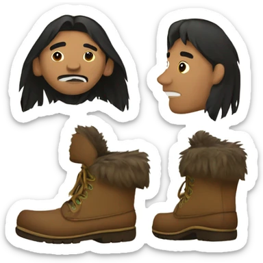 alaskan moccasains sticker