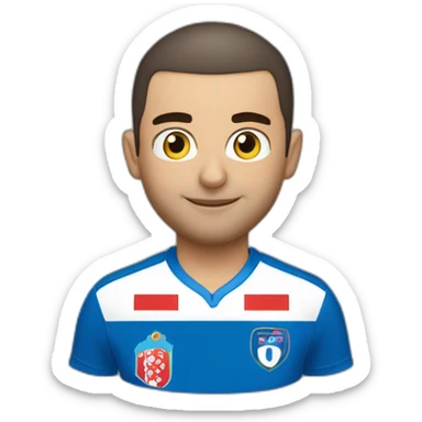 Zinedine Zidan caresse la coupe du monde sticker