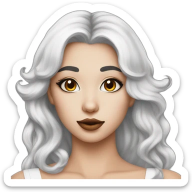 angel-cat-makeup sticker