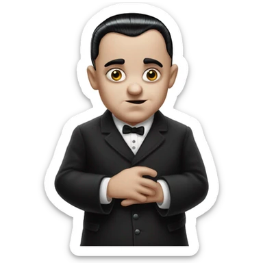 pubert addams baby, character movie from addams family sticker