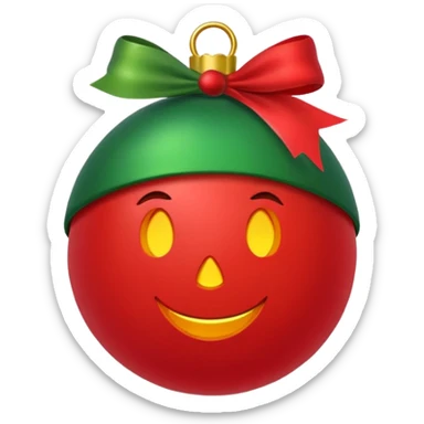 Take a holiday sticker