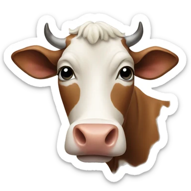 Cow sticker