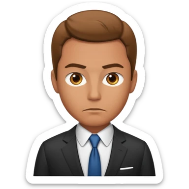 a businessman sticker