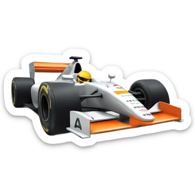 McLaren formula 1 car sticker