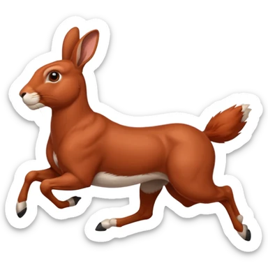red hare sticker
