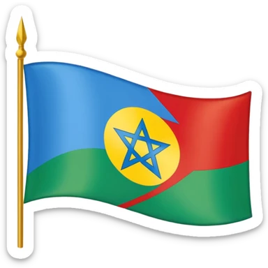 Can you make an emoji of the Amazigh flag sticker