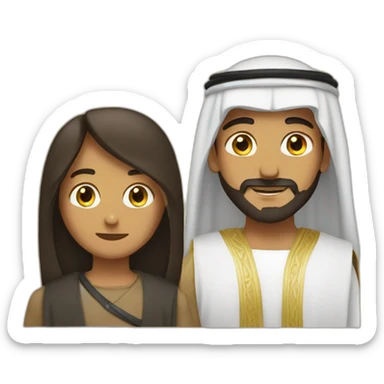 Jude with an arab sticker