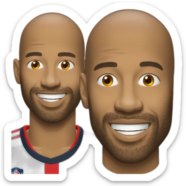 Thierry Henry smiling sticker