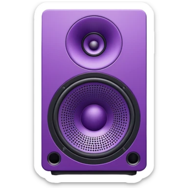 Purple Funktion-One Evo 7 loudspeaker sticker