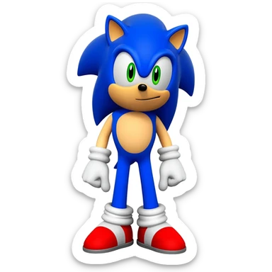 Sonic movie sticker