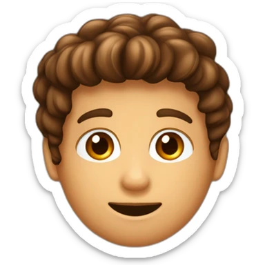 Ragazzo biondo poco bronzato che bacia ragazzo bronzato con capelli marroni scuri sticker