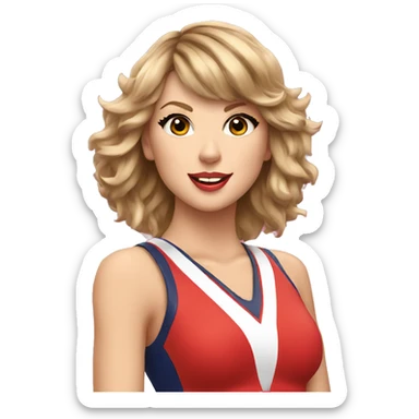taylor-swift-cheerleading sticker