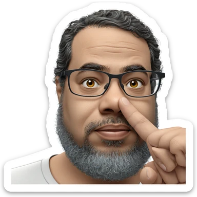 realistic portrait of a boy sticker