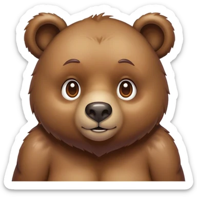 bear with a lovehandles sticker