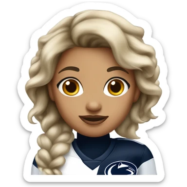 penn state jersey girl nina long sticker