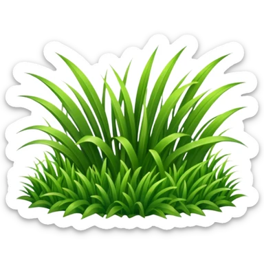 Grass emoji sticker