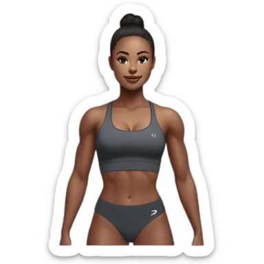 fitgirl in gymshark sticker