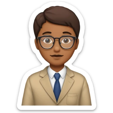 I am standing in the classroom. sticker