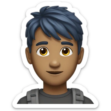 Boy trop lyon city in France  sticker