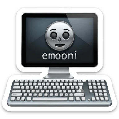 Computer evolution sticker