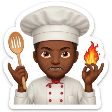 LUCIFER CHEF DEVIL ATTITUDE sticker