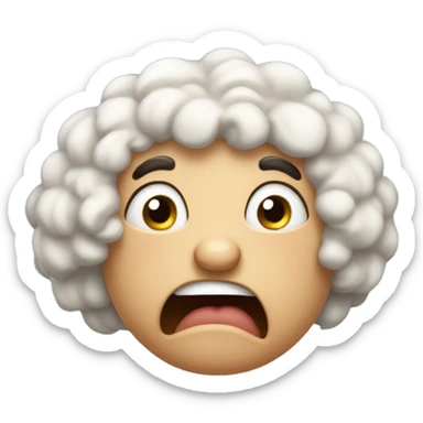 Embarrassed doh  sticker