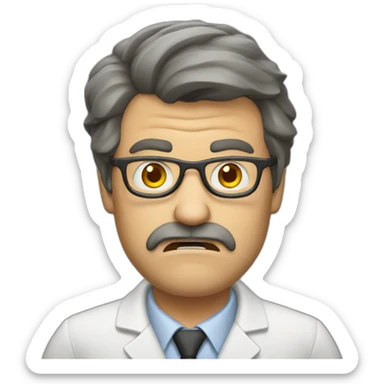 Angry Philosophy Teacher sticker