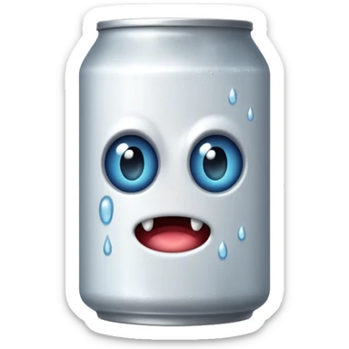 white monster can, energy drink sticker