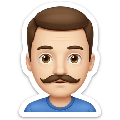 mustache Young boy,Big mustache, different faces.


negative: Dont use same face. sticker