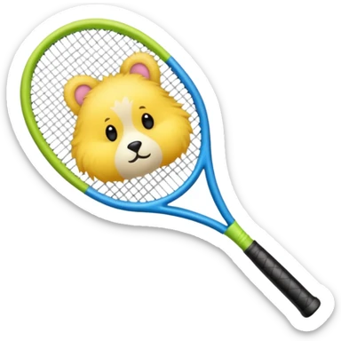 Tennis-Racket Animals sticker