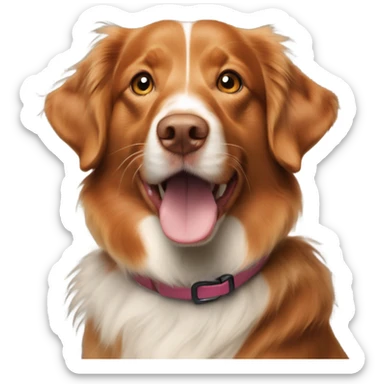 The Nova Scotia Duck Tolling Retriever Dog sticker