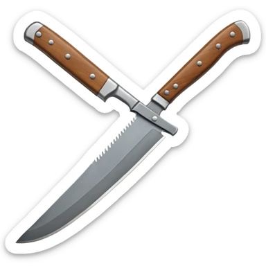 machete golok style  sticker