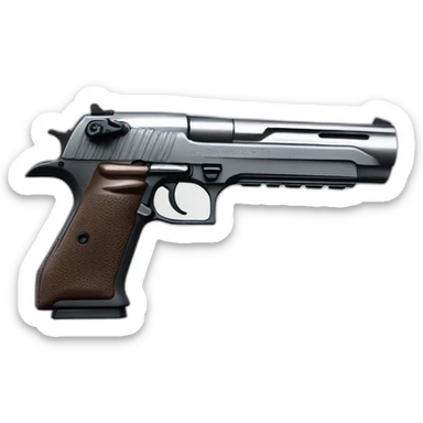 Desert eagle blowback sticker