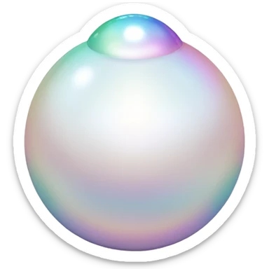 una perla sola sin cara  sticker