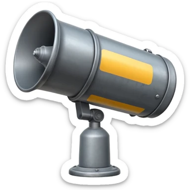 tornado siren sticker