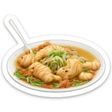 Un chinois mangeant un chat sticker