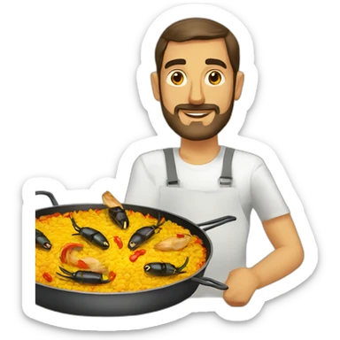 Spain-paella sticker