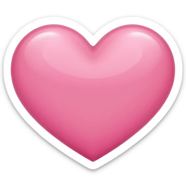 Pink fancy heart sticker