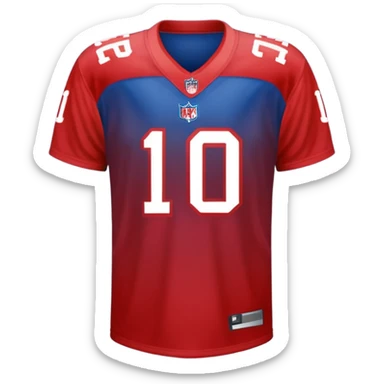 shirt nfl blue (#00A3E0) and red (#F9423A) sticker