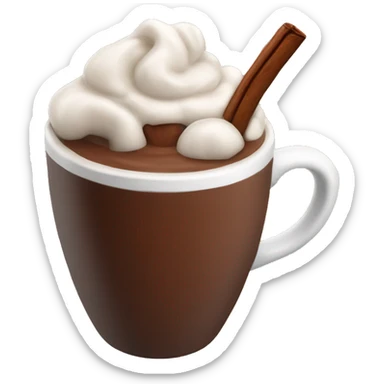 Hot chocolate  sticker