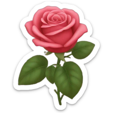 Emojis rose  sticker