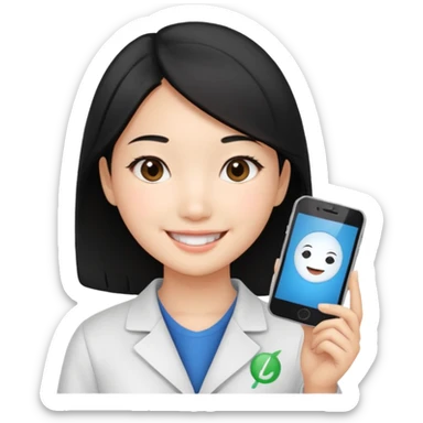 A Asin girl showing a test with 100% on it sticker