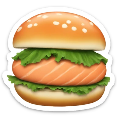 Salmon buns sticker