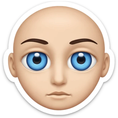 eyes without face sticker