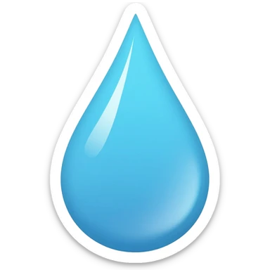 water drop sticker