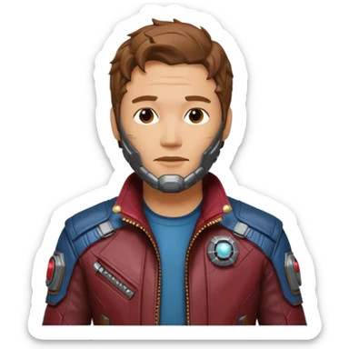  Star-Lord form Guardians of the Galaxy movie sticker