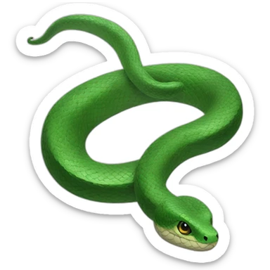 Infinity-snake sticker